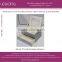 Trapezoidal jewelry box with mirror