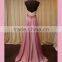 3D flowers satin and chiffon lilac prom dress