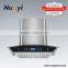 Stainless steel filter Chinese kitchen exhaust range hood with prices