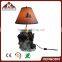 resin craft led table lamp in the shape of bear