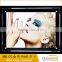 Indoor advertising led acrylic crystal light box backlit lighting frame battery