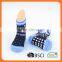 custom fancy design cotton anti-slip indoor flooring tube baby socks organic