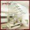 floating stairs wood treads to decorate your houses