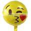 2016 Whosale Inflatable Advertising Printed Emoji Foil Balloon For Party