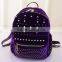 2015New Luxurious Waxed Velvet Backpack