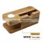 For Apple Watch Stand , Bamboo Wood Waterproof Charging Station Stand Cradle Holder for Iphone and Apple Watch OEM