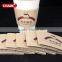 Custom design kraft paper heat insulated hot paper cup sleeves
