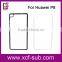 2D Hot PC hard plastic sublimation phone cases for Huawei P8 with metal insert sublimation printing