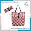 JST Hot Selling Foldable Polo Dots Shoping Tote Bag Women with High Quality