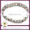 Top Selling 2015 Fashion Health Care Jewelry High Polished 316L Stainless Steel Bio Magnetic Mens Watchband Link Bracelets