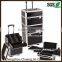 aluminum trolley make up case made in china