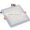dimmable interior decoration bathroom double color 17w led panel lamp