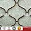 IMARK White Arabesque Lantern Pattern Crackle Glazed Ceramic Mosaic Tile/Backsplash Tile For Kitchen/Bathroom Wall Decoration