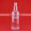 Fancy engrave liquor glass bottle 500ml glass wine bottle novelty alcohol glass bottle