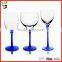 2016 gift of Christmas tree red long stem glass candle holder