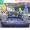 Top sale moon inflatable jumping bed inflatable bounce round for kids