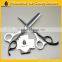 HUNTERrapoo Brand 5.5 inch professional Barber scissor set Black White color haircut shears kit