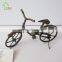 1:12 Doll's House Dollhouse Miniature White Wire Cycling Bicycle