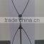 Silver aluminum economic x stand system with round base