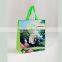 printed cartoon polyethylene woven shopping bag