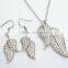 Zircon Jewelry Set&Zircon Silver Necklace/Earring Set Made With Gemstone Jewelry Elements