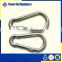 ZINC PLATED PEAR SHAPED SPRING SNAP HOOK