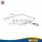 2016 CE ROHS FCC Mobile Universal Waterproof Solar Power Bank 200000mah for Ipad