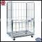 professional design convenient operation steel storage pallet cart with four wheels