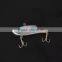 4pcs 4.5g 5cm VIB Vibration Minow Fishing Lure Hard Bait with 2 Treble Hooks Fishing Tackle