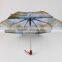 custom print umbrella 3 folding animal print umbrella