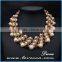 Hot gift! Charms luxury bohemian bib collar colorful pearl beads new fashion pendant necklace