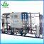 Degassing of liquid reverse osmosis system water treatment plant