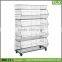 SSW-CM-601 Custom Metal Basket Shelf / Metal Basket Shelving / Metal Wire Mesh Shelf China Manufacturer