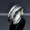 Factory Cheap Stainless Steel Sticker Ring Punk Wide Wedding Band for men Jewelry