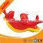 Double seats plastic rocking horse for kids indoor outdoor playground