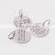 High Quality Custom Inspriring Saying Printed Round Jewelry Tag