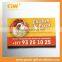 business card fridge magnet