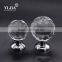 1 inch best-selling brass base clear glass cabinet drawer handles