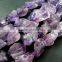 16inch string,about 20pcs,12-20mm nugget random shape purple natural raw amethyst stone loose beads findings supplies 3030003