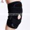 Open patella crossfit sport hinged adjustable knee brace and support
