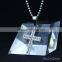 Cross Charm Religious Necklace Pendant with Sliver