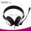 Call center USB headset with noise canceling microphone