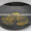 Lacquerware handicrafted, round plate with handpainted pattern from Vietnam