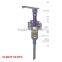 High quality plastic ribbed screw down lotion pump