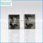 CREDIT OCEAN metal belt end tips silver end clips