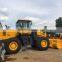 Chinese new condition 5T solid tyre 4WD wheel loader with best oversea service