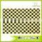 PP Plaid Placemats Washable Heat-resistant for Dining Table 45*30CM (Set of 12)