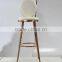 New model noble wedding use white leather banquet chair