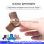 2017 New Design Hight Quality relieve stress ABS+stainless steel hand wind fidget spinner toys