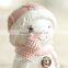 3" Miniature Glittered resin Chinese Christmas Snowman Figurines